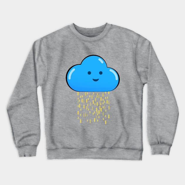 Golden rainy day Crewneck Sweatshirt by FoxAndBear